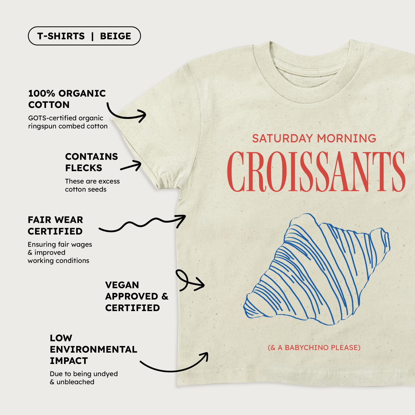 Saturday Croissants T-Shirt