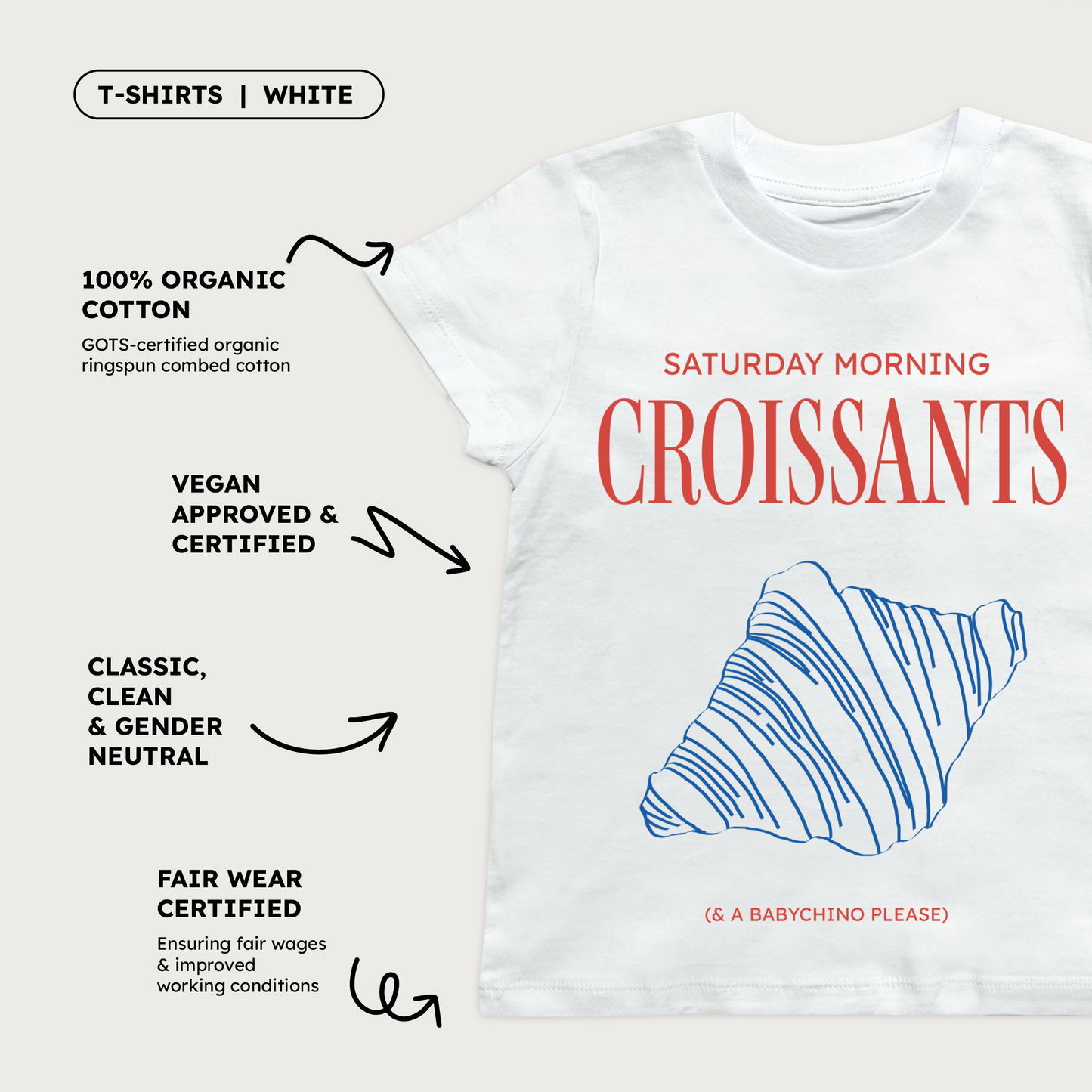 Saturday Croissants T-Shirt