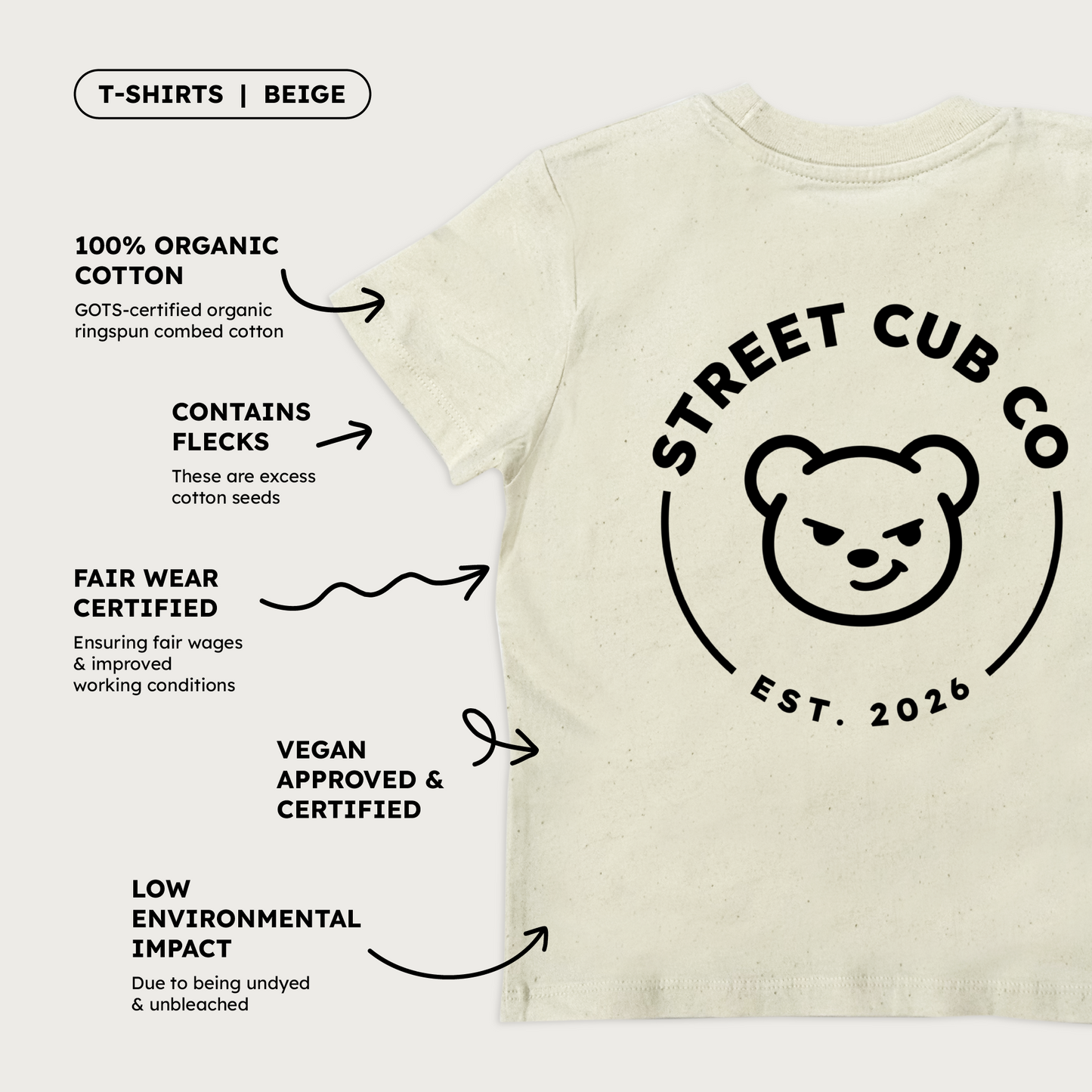 Street Cub Co Logo T-Shirt